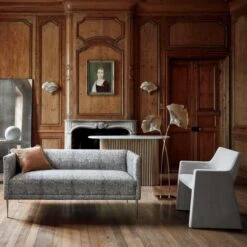 Foley Faux Mohair Grey Dining Armchair 18 Foley Faux Mohair Grey Dining Armchair -Home Furnishing Store MaraisloveseatwithChromeJL20 1x1A