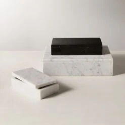 Small White Marble Box -Home Furnishing Store MarbleBoxGroupFHF20