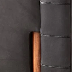 Marconi Tufted Black Leather Accent Chair -Home Furnishing Store MarconiBlkLthrTfftdChairAVSSF22