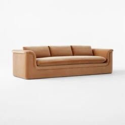 Mardones Camel Brown Velvet Sofa -Home Furnishing Store MardonesCamelVlvtSofa3QSSF23