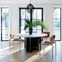 Yadira Black Terracotta Vase 20 Yadira Black Terracotta Vase -Home Furnishing Store MarianaWhiteWashRoundTeakAG21 1x1