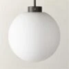 Marra Black Globe Pendant Light -Home Furnishing Store MarraBlkPendantLight12inSHF23