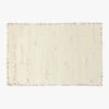 Marrin Hand-Knotted Ivory Wool Area Rug 5'x8'