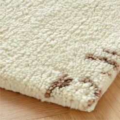 Marrin Hand-Knotted Ivory Wool Area Rug 5'x8' -Home Furnishing Store MarrinHdkdNZWlIvryRug8x10ROS23