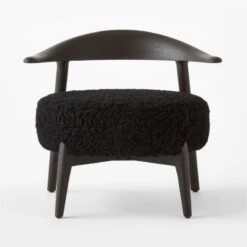 Matador Black Shearling Accent Chair 11 Matador Black Shearling Accent Chair -Home Furnishing Store MatadorBlackShlngChairSOSSF22