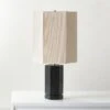 Maya Black Ebonized Oak Wood Table Lamp 2 Maya Black Ebonized Oak Wood Table Lamp -Home Furnishing Store MayaEbnzdBlkOakTableLampSHS23