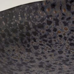 Melva Black Serving Bowl With Reactive Glaze -Home Furnishing Store MelvaServingBowlAV2SHF23