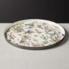 Jungle Print Round Serving Tray -Home Furnishing Store MidnightJnglEnmlSrvngTrySHF20