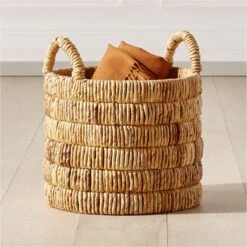Milos Handwoven Storage Basket Medium -Home Furnishing Store MilosBasketMediumROS21