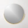 Mimi Round Polished Brass Wall Mirror 24" -Home Furnishing Store MimiPldBsWllMrr24inSHS22