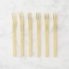 Set Of 6 Mini Gold Cocktail Forks -Home Furnishing Store MiniGoldCocktailForksS6SHS17