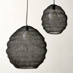 Mirage Chainmail Black Pendant Light 24" 13 Mirage Chainmail Black Pendant Light 24" -Home Furnishing Store MirageChnmlBlkPndntsGrpFHF22