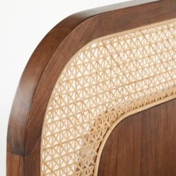 Nadi Wood And Cane Queen Bed -Home Furnishing Store NadiCaneQueenBedAVF20