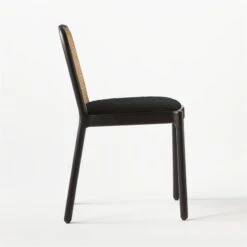 Nadia Black Cane Chair -Home Furnishing Store NadiaCaneChairBlackSDSSS21