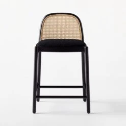 Nadia Black Cane Counter Stool Set Of 2 11 Nadia Black Cane Counter Stool Set Of 2 -Home Furnishing Store NadiaCounterStoolSOSSS21
