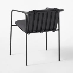 Navene Black Outdoor Dining Armchair 17 Navene Black Outdoor Dining Armchair -Home Furnishing Store NaveneBkDiningArmchair3QBSSS22