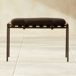 Navene Bronze Outdoor Ottoman