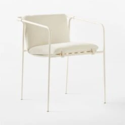 Navene Ivory Outdoor Dining Armchair -Home Furnishing Store NaveneIvyDiningChair3QSSS23