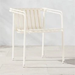 Navene Ivory Outdoor Dining Armchair -Home Furnishing Store NaveneIvyDiningChairAVSHS23