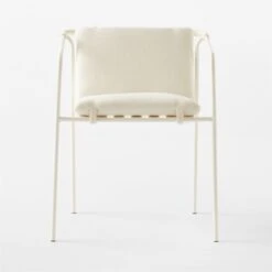 Navene Ivory Outdoor Dining Armchair -Home Furnishing Store NaveneIvyDiningChairSOSSS23