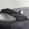 Nexus Black Marble Bath Caddy -Home Furnishing Store NexusBlkMrblBathCaddySHF22