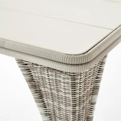 Nino Ivory Rattan Outdoor Dining Table 14 Nino Ivory Rattan Outdoor Dining Table -Home Furnishing Store NinoDiningTableAVSSS23