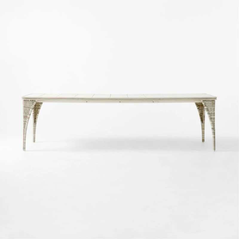 Nino Ivory Rattan Outdoor Dining Table 5 Nino Ivory Rattan Outdoor Dining Table - Image 3