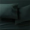 Organic Cotton Percale 400TC Scarab Green Sheet Set