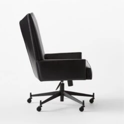 Bowtie Black Leather Office Chair Model 3002 13 Bowtie Black Leather Office Chair Model 3002 -Home Furnishing Store PaulMcCobbBwtBkLtOffcChrSDSSS23