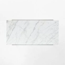 Pavilion Black Metal Outdoor Dining Table With Marble Top Model 6141 -Home Furnishing Store Pavilion6141BkDnTbWMbTpTOPSSS23