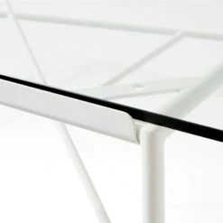 Pavilion Large Ivory Metal Outdoor Patio Dining Table With Glass Top Model 6142 -Home Furnishing Store Pavilion6141IvDnTbWGlsTpAVSSS22