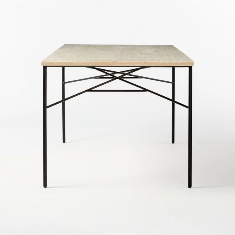 Pavilion Travertine Outdoor Dining Table Model 6141 6 Pavilion Travertine Outdoor Dining Table Model 6141 - Image 4