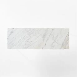 Pavilion Ivory Metal Outdoor Dining Table With Marble Top Large Model 6142 -Home Furnishing Store Pavilion6142LBkDnTbWMbTpTOPSSS23 1