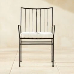 Pavilion Dining Armchair With Ivory Sunbrella ® Cushion Model 6470 Set Of 4