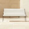 Pavilion Outdoor Sofa With Ivory Sunbrella ® Cushions Model 6490 -Home Furnishing Store Pavilion6490IvorySofaSHS21 1x1