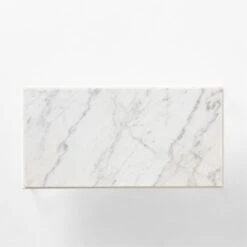 Pavilion Ivory Metal Outdoor Coffee Table With Marble Top Model 6511 -Home Furnishing Store Pavilion6511IvCfTbWMbTpTOPSSS23