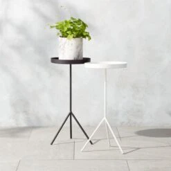 Pavilion White Cocktail Table/Plant Stand 21.5" 9 Pavilion White Cocktail Table/Plant Stand 21.5" -Home Furnishing Store PavilionPlntStdNCcktlTblGrpFHS22