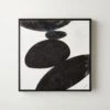 'Pebble II'' Framed Wall Art 20''x20'' -Home Furnishing Store PebbleII20x20SHF23