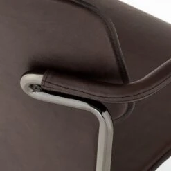 Pesaro Black Leather Dining Armchair -Home Furnishing Store PesaroBlkLthrDiningChairAVSSF22