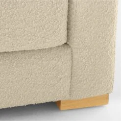 Piazza 4-Piece Modular Camel Brown Boucle Sectional Sofa With White Oak Legs 105'' -Home Furnishing Store Piazza4PcCmBcMdApStWOkLgAVSSF23