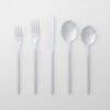 20-Piece Pin Brushed Silver Flatware -Home Furnishing Store PinBrshdSilverFltwr20PcSSHF21