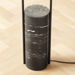 Polo Black Marble Floor Lamp -Home Furnishing Store PoloBlkMrblFloorLampAVSHF22