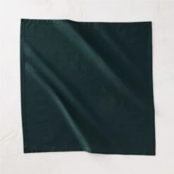 Poplin Dark Green Cloth Napkins Set Of 8 -Home Furnishing Store PoplinGreenNapkinAVSHF22