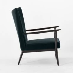 Pull-Up Slate Velvet Lounge Chair Model 1321 -Home Furnishing Store PullUpSlateVlvtChairSDSSF22