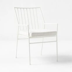 Pavilion Ivory Outdoor Dining Armchair With Ivory Sunbrella Cushion Model 6470 12 Pavilion Ivory Outdoor Dining Armchair With Ivory Sunbrella Cushion Model 6470 -Home Furnishing Store PvlnIvDngChrWIvyChM64703QSSS22 2