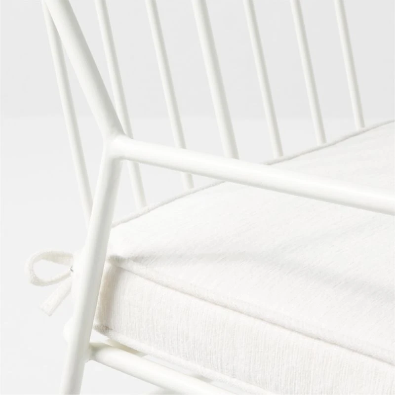 Pavilion Ivory Outdoor Dining Armchair With Ivory Sunbrella Cushion Model 6470 9 Pavilion Ivory Outdoor Dining Armchair With Ivory Sunbrella Cushion Model 6470 - Image 7