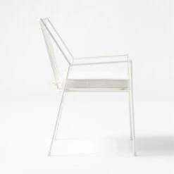 Pavilion Ivory Outdoor Dining Armchair With Ivory Sunbrella Cushion Model 6470 13 Pavilion Ivory Outdoor Dining Armchair With Ivory Sunbrella Cushion Model 6470 -Home Furnishing Store PvlnIvDngChrWIvyChM6470SDSSS22 2