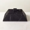 Pyramid Black Marble Box -Home Furnishing Store PyramidBlkMarbleBoxSHF22