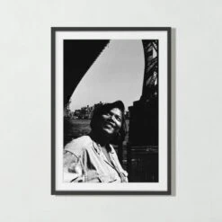 'Queen Latifah, 1991' Photographic Print In Black Frame 17.75"x21.75" -Home Furnishing Store QLatifahBk27p75x38p75SSF23 3D