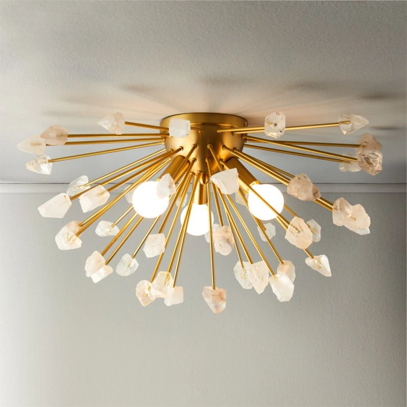 Quartz Stone Flush Mount 4 Quartz Stone Flush Mount - Image 2